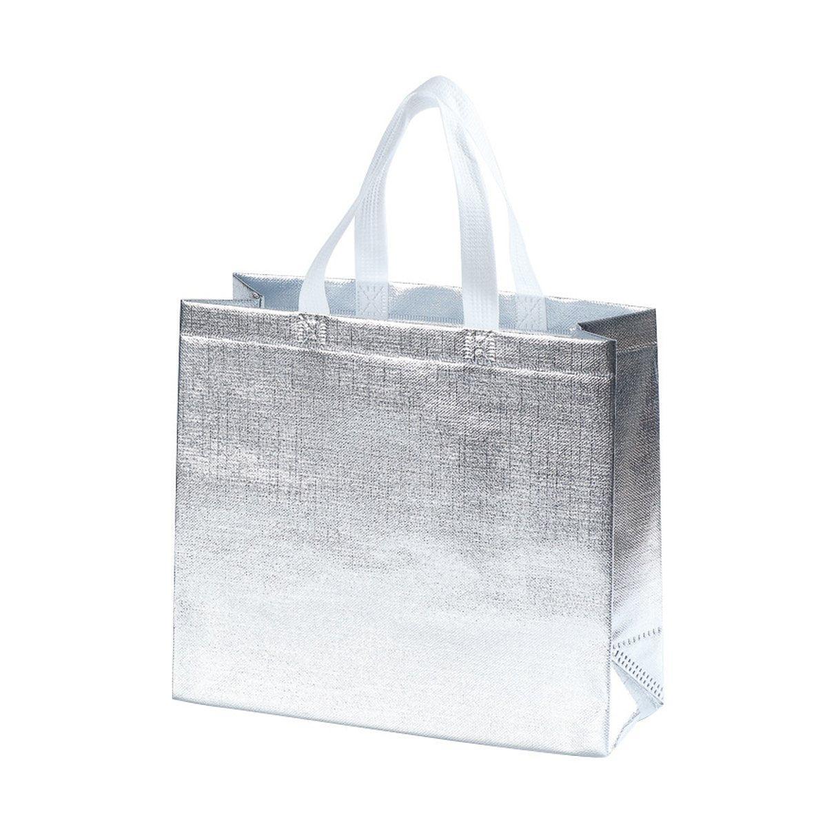 25PCS Embossed Non-Woven Tote Bag Fashion Shopping Gift Packaging Bag - Red-40*30*12cm - SuperSaverAU - view 5