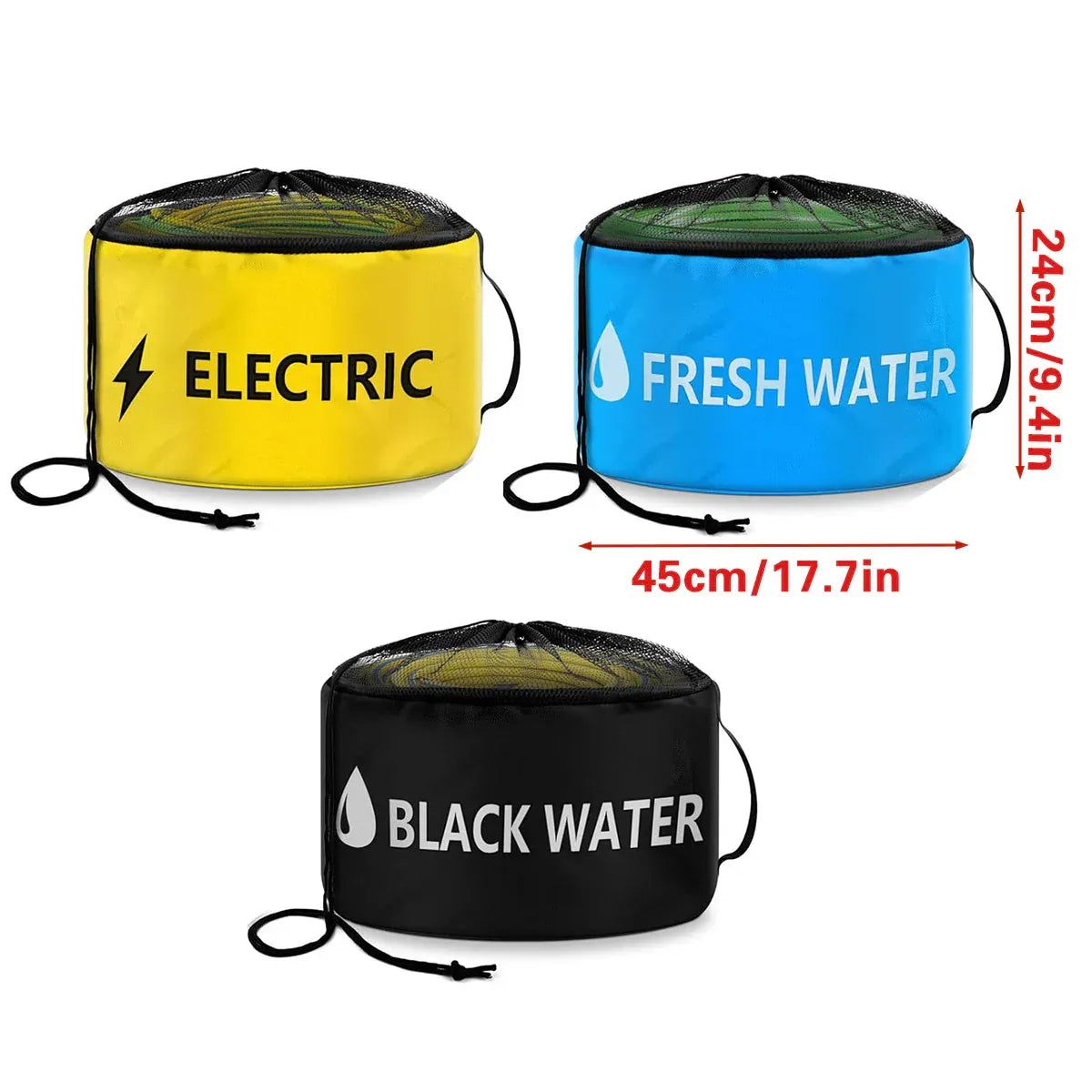 Premium Waterproof Hose Storage Bag - Yellow