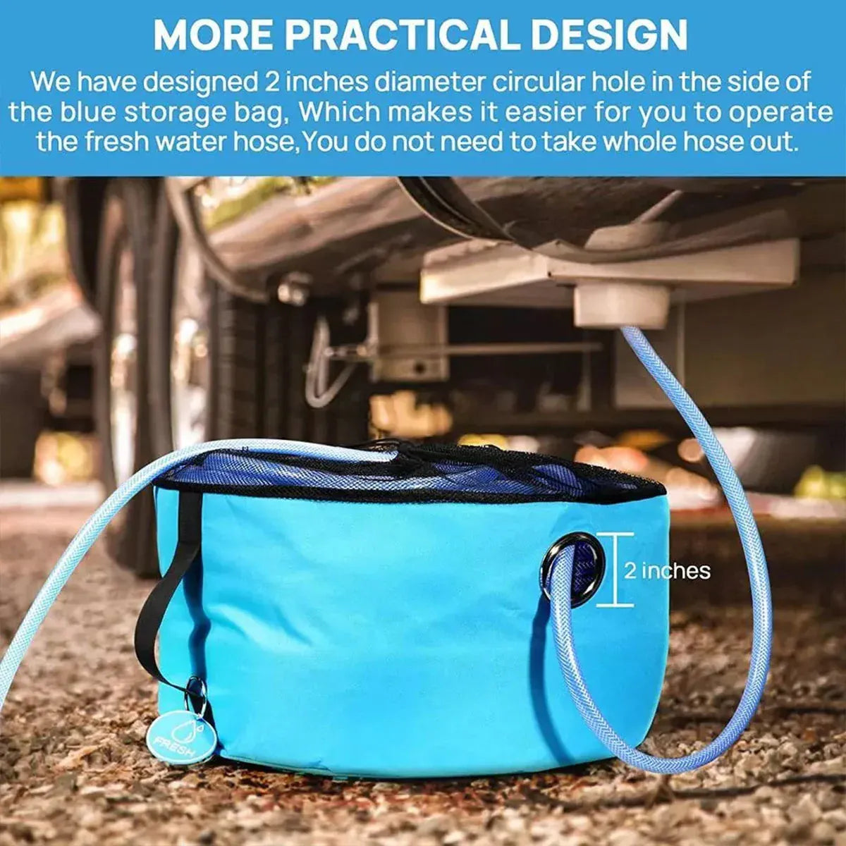 Premium Waterproof Hose Storage Bag - Yellow