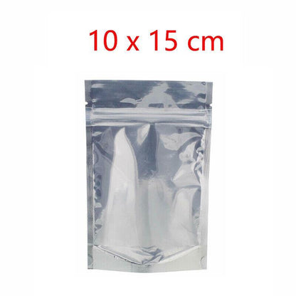 Clear Aluminum Foil Mylar Stand Up Retail Bags Zip Lock Pouches Pouch Packaging - 20*30+4CM-50PCS