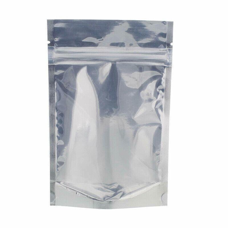 Clear Aluminum Foil Mylar Stand Up Retail Bags Zip Lock Pouches Pouch Packaging - 24*37+4CM-50PCS - SuperSaverAU - view 2