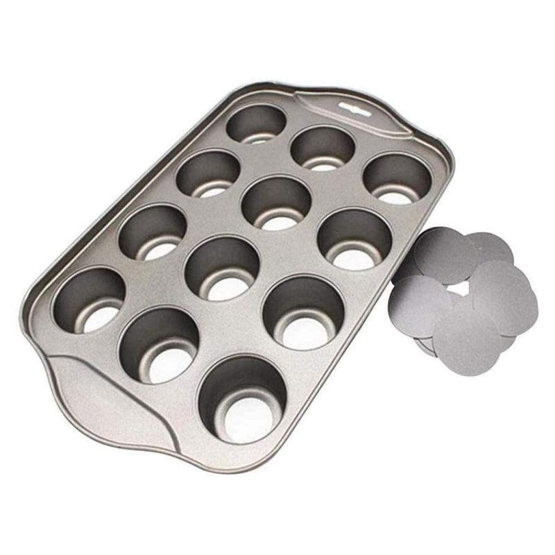 Premium 12-Cup Mini Cheesecake Pan – Loose Bases
