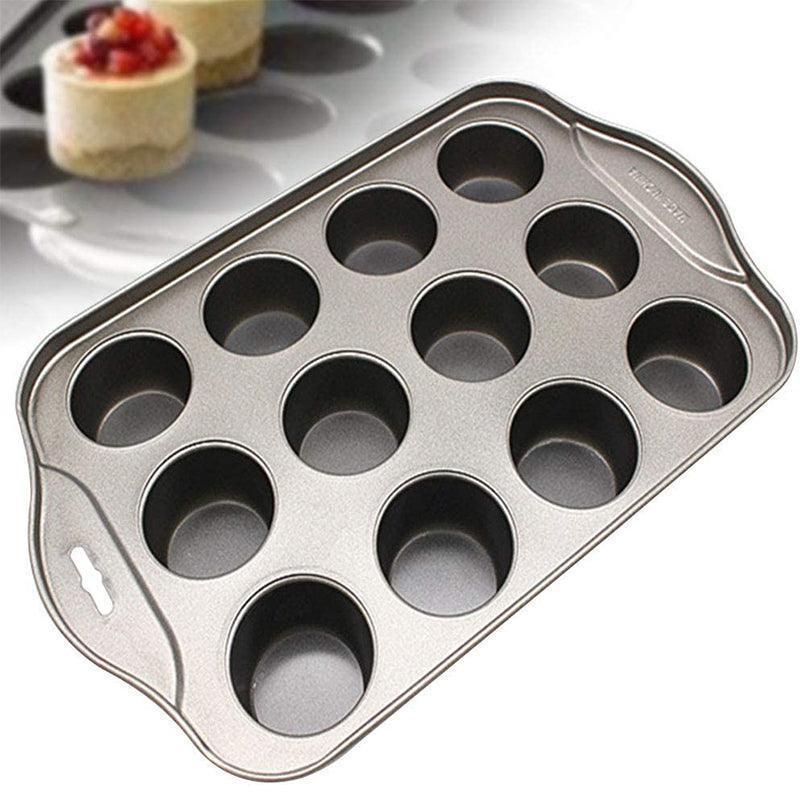 Premium 12-Cup Mini Cheesecake Pan – Loose Bases