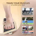 Premium Wooden Yoga Balance Board with Textured Non-Slip Surface