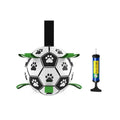 Premium Interactive Dog Football Toy with Grab Tabs & Pump - 15cm