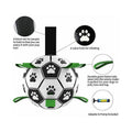 Premium Interactive Dog Football Toy with Grab Tabs & Pump - 15cm
