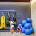 Premium 3-Layer Carbon Steel Basketball Storage Rack Holds 3 Balls - White