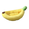 Cute Banana Shape Pet Bed - Winter Warm Dog Cat Kennel Cozy Mat - S - SuperSaverAU - view 2