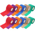 Premium Self Adhesive Cohesive Wrap Bandage 12 Pack - 5cm x 4.5m