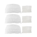 Premium 100pcs White Disposable Salon Hair Bands Non-Woven Facial Spa Headbands