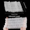 Premium 100pcs White Disposable Salon Hair Bands Non-Woven Facial Spa Headbands