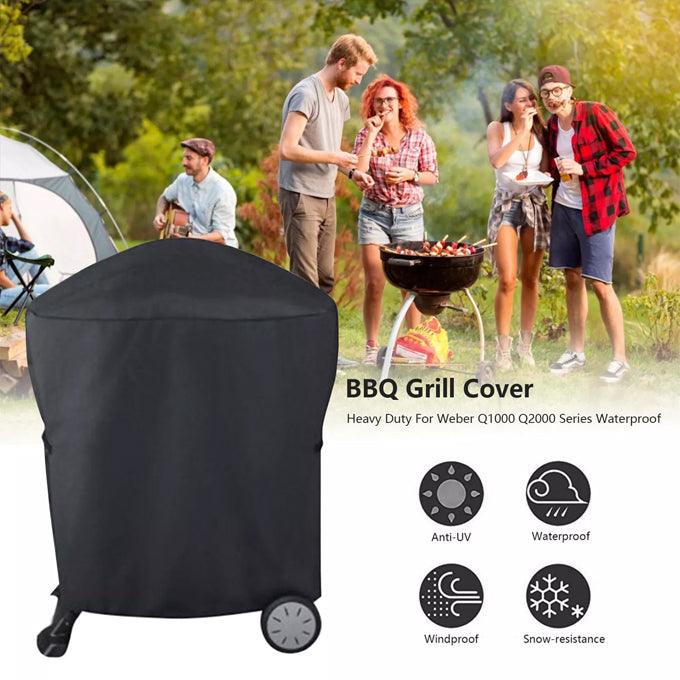 Premium BBQ Grill Cover – Weber Q200 Series Black