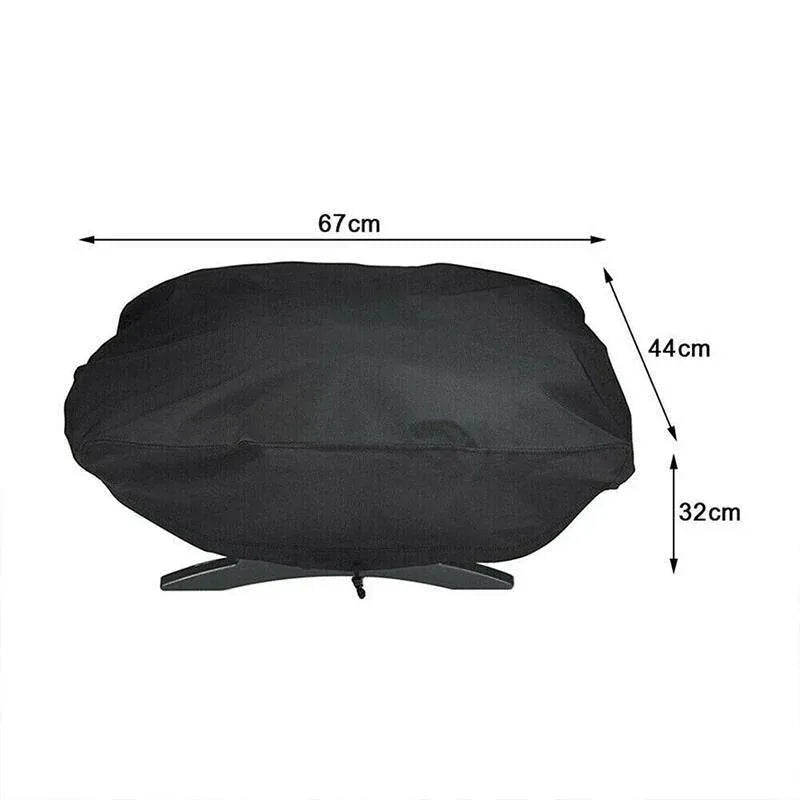 Premium Waterproof BBQ Grill Cover – Weber Q100/Q1000 67 x 44 x 32cm