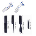 Professional 11-Piece Hair Cutting Scissors Set - Stainless Steel, Ergonomic Design - SuperSaverAU - view 3