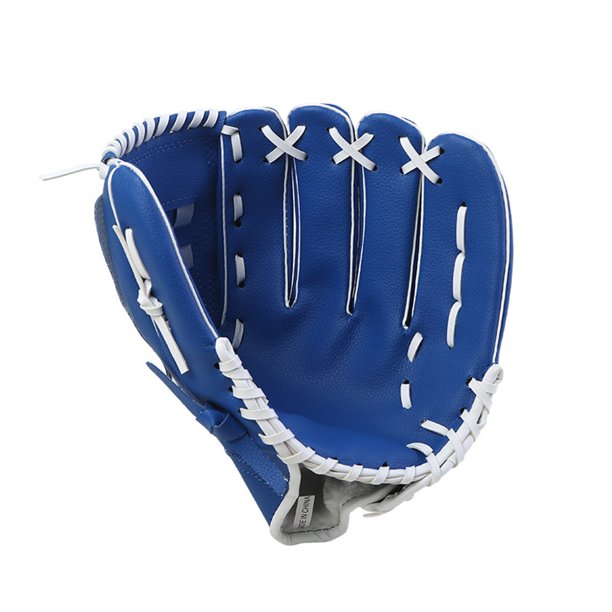 Baseball Softball Glove Thickened PU Leather Training Mitt 11.5in - Brown