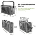 Premium Grey Dishwasher Cutlery Basket Tableware Storage Box