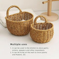 Premium Imitation Rattan Woven Storage Basket – Large