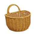 Premium Imitation Rattan Woven Storage Basket – Large