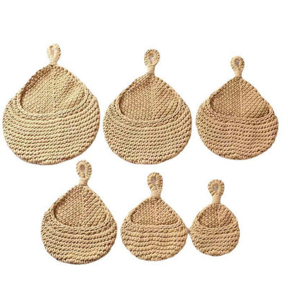 Boho Style Hanging Wall Organizer Basket - XXL Size