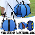 Premium Waterproof Sports Basketball Bag – Blue with Shoulder Strap