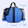 Premium Waterproof Sports Basketball Bag – Blue with Shoulder Strap