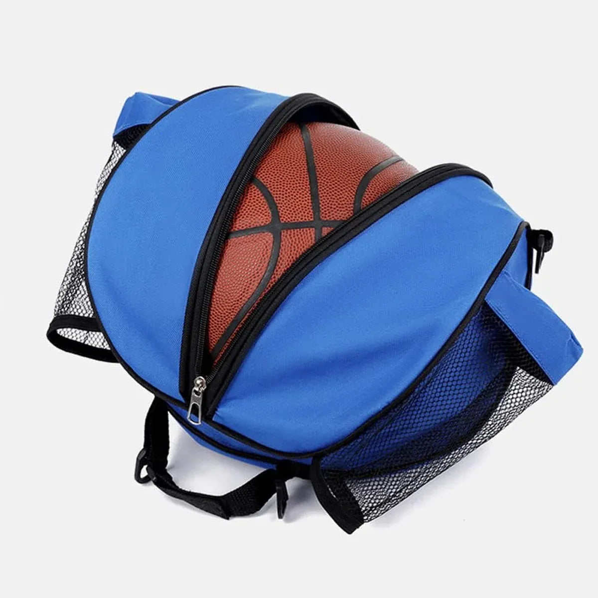 Premium Waterproof Sports Basketball Bag – Blue with Shoulder Strap