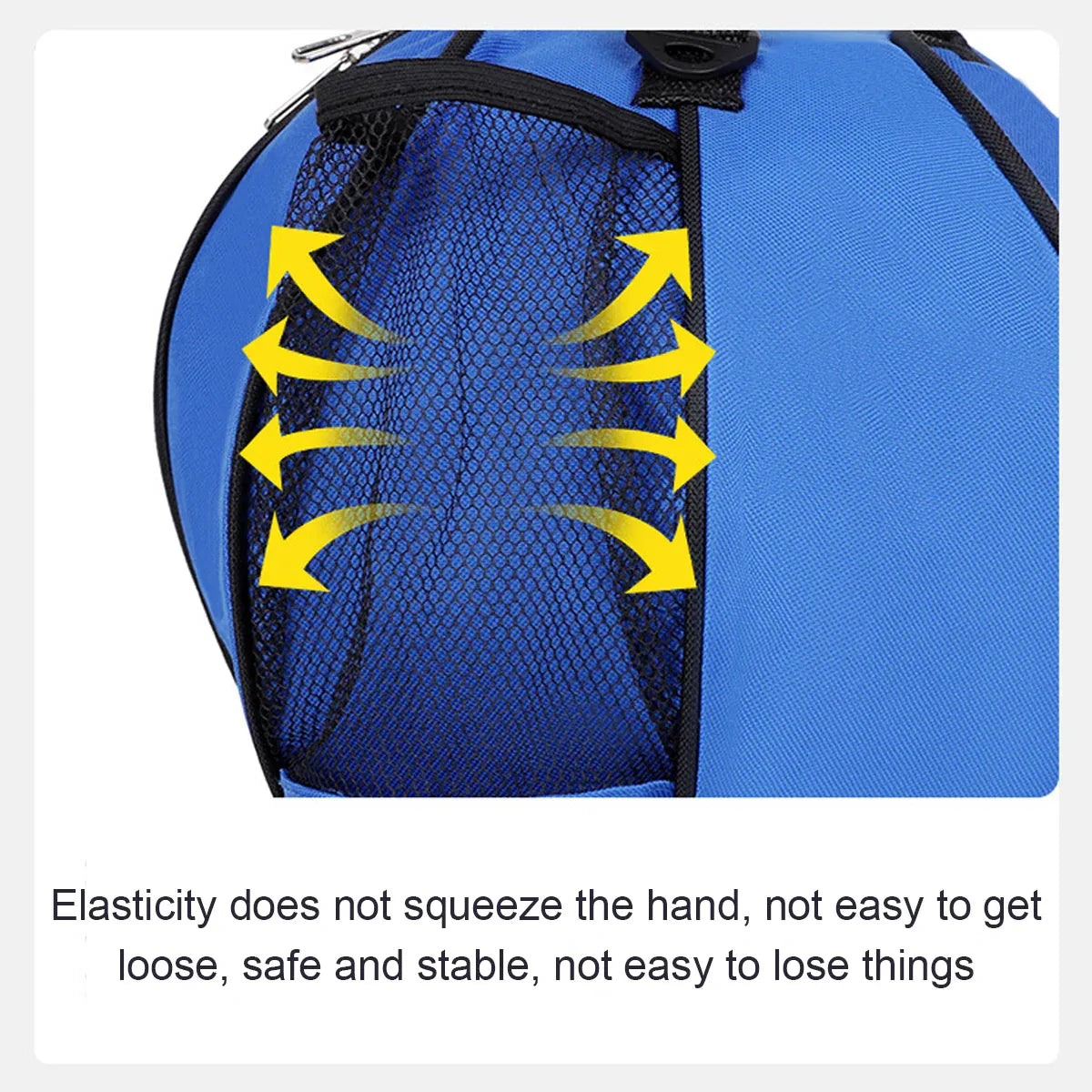 Premium Waterproof Sports Basketball Bag – Blue with Shoulder Strap