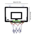 Wall Mounted Foldable Basketball Stand 40x26cm for Young Players - Indoor/Outdoor Use - SuperSaverAU - view 3