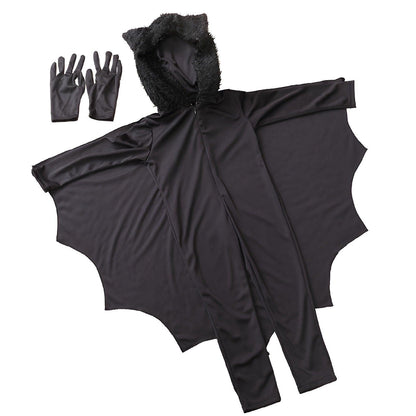 Children Bat Costume Halloween Animal Outfit Kids Stage Performance Wear Fun - XXL