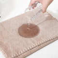 Premium Coral Velvet Towel Set – Blue