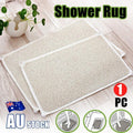 Premium Anti-Slip Loofah Shower Mat – White 70 x 40cm