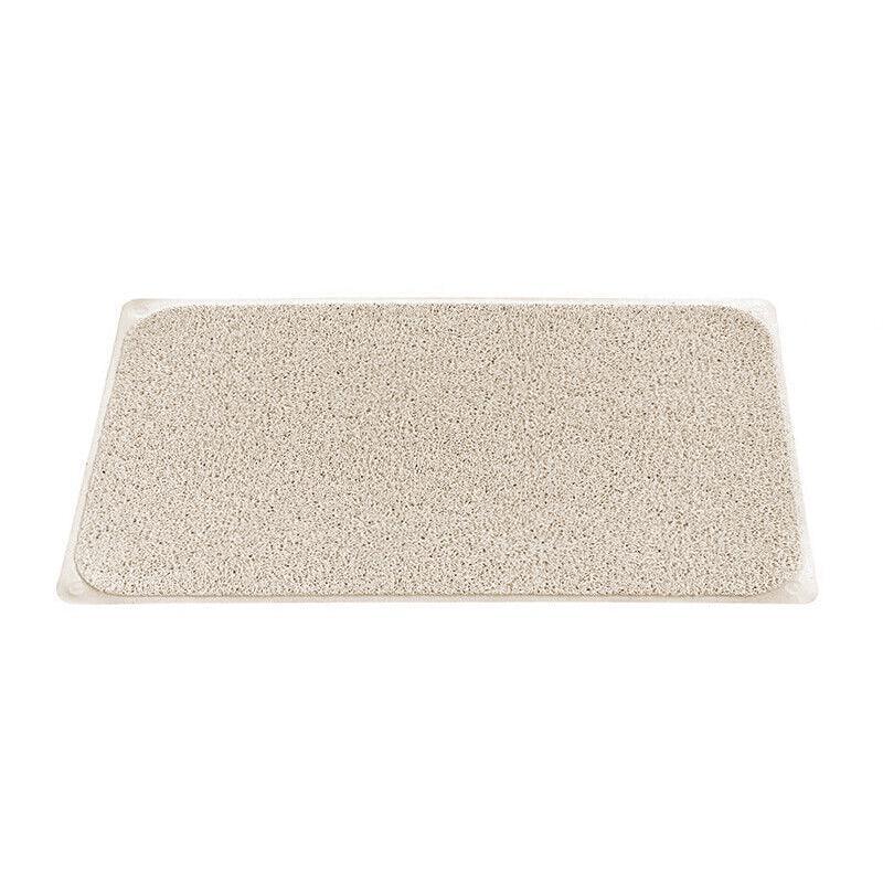Premium Anti-Slip Loofah Shower Mat – White 70 x 40cm
