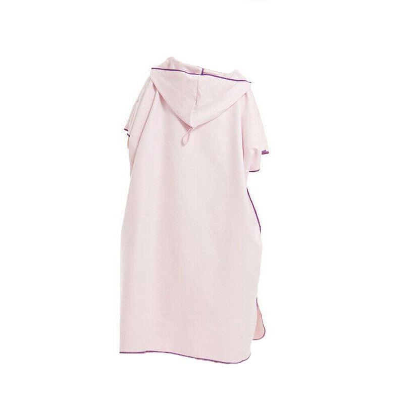 Premium Hooded Quick Dry Changing Robe Towel – Grey