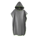 Premium Hooded Quick Dry Changing Robe Towel – Grey