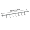 2PCS 304 Stainless Steel Wall Mounted Hooks, 40 cm, Waterproof, Heavy-Duty - SuperSaverAU - view 2