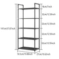 Premium Black 5 Tier Pot Storage Rack Cookware Pan Stand Kitchen Organiser