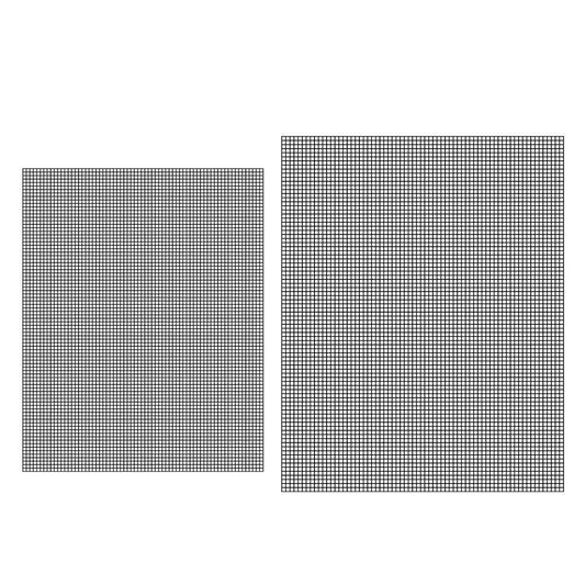 BBQ Mesh Grill Mats 10PCS Non-Stick, 40x30cm, Reusable, High Temp Resistant