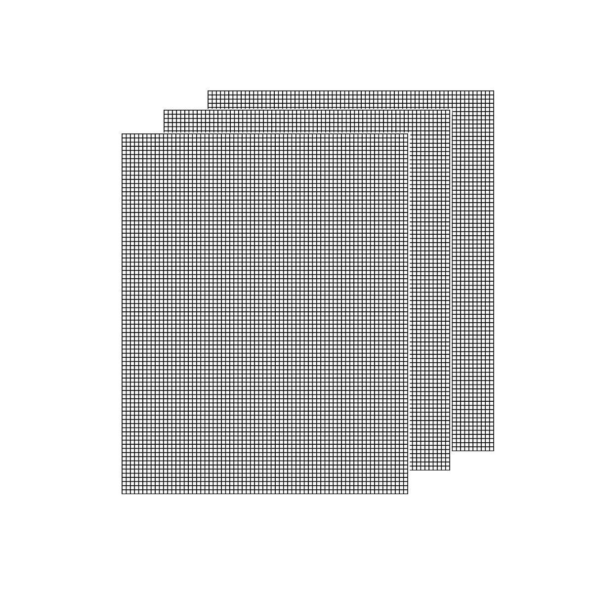 BBQ Mesh Grill Mats 10PCS Non-Stick, 40x30cm, Reusable, High Temp Resistant