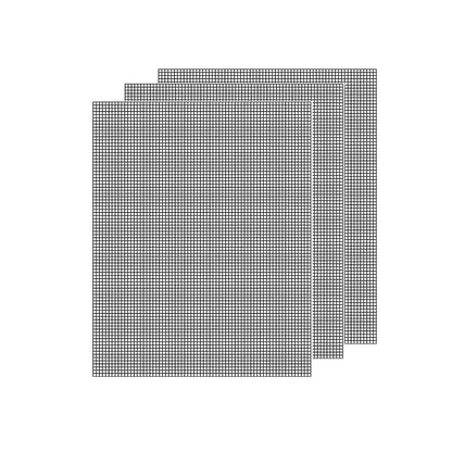 BBQ Mesh Grill Mats 10PCS Non-Stick, 40x30cm, Reusable, High Temp Resistant