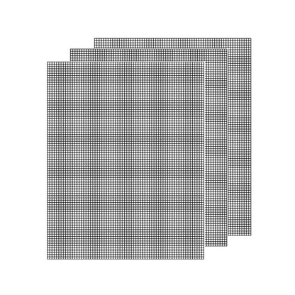 BBQ Mesh Grill Mats 10PCS Non-Stick, 40x30cm, Reusable, High Temp Resistant