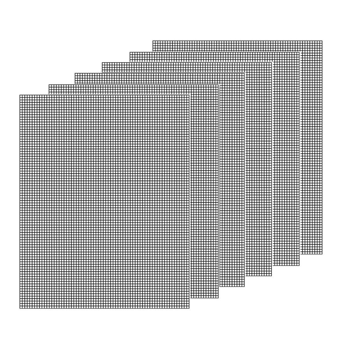 BBQ Mesh Grill Mats 10PCS Non-Stick, 40x30cm, Reusable, High Temp Resistant