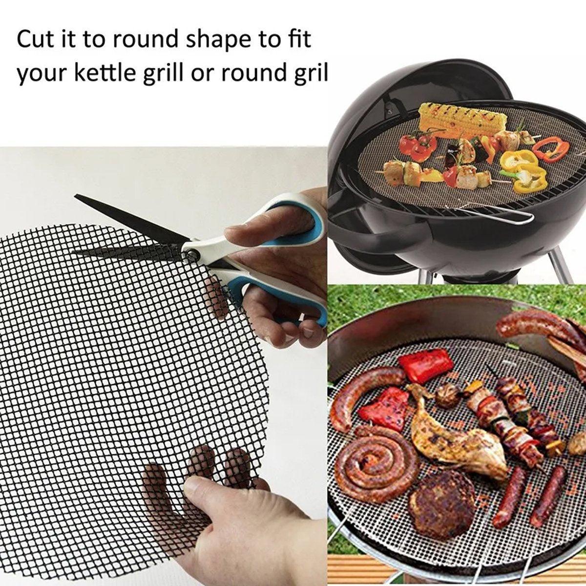 Premium Non-Stick BBQ Grill Mats – 40 x 30cm, 6 Pack