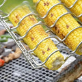 Premium Folding Handle Corn Grill Clip – Wooden Grip