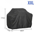 Waterproof BBQ Grill Cover Heavy Duty Rain Protector L/XL/XXL - Black - SuperSaverAU - view 3