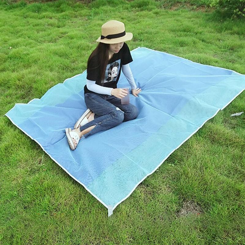 Premium Sand-Free Beach Mat – Green Foldable PE 2 x 2m
