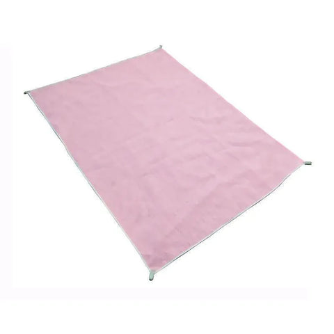 Premium Sand-Free Beach Mat – Pink Foldable PE 2 x 2m