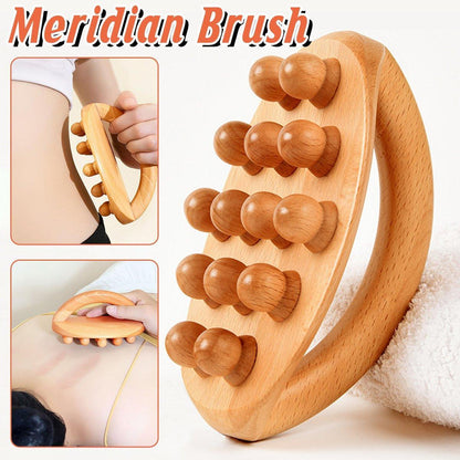 Handheld Massage Brush by Premium - Full Body Meridian Scraper