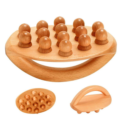 Handheld Massage Brush by Premium - Full Body Meridian Scraper