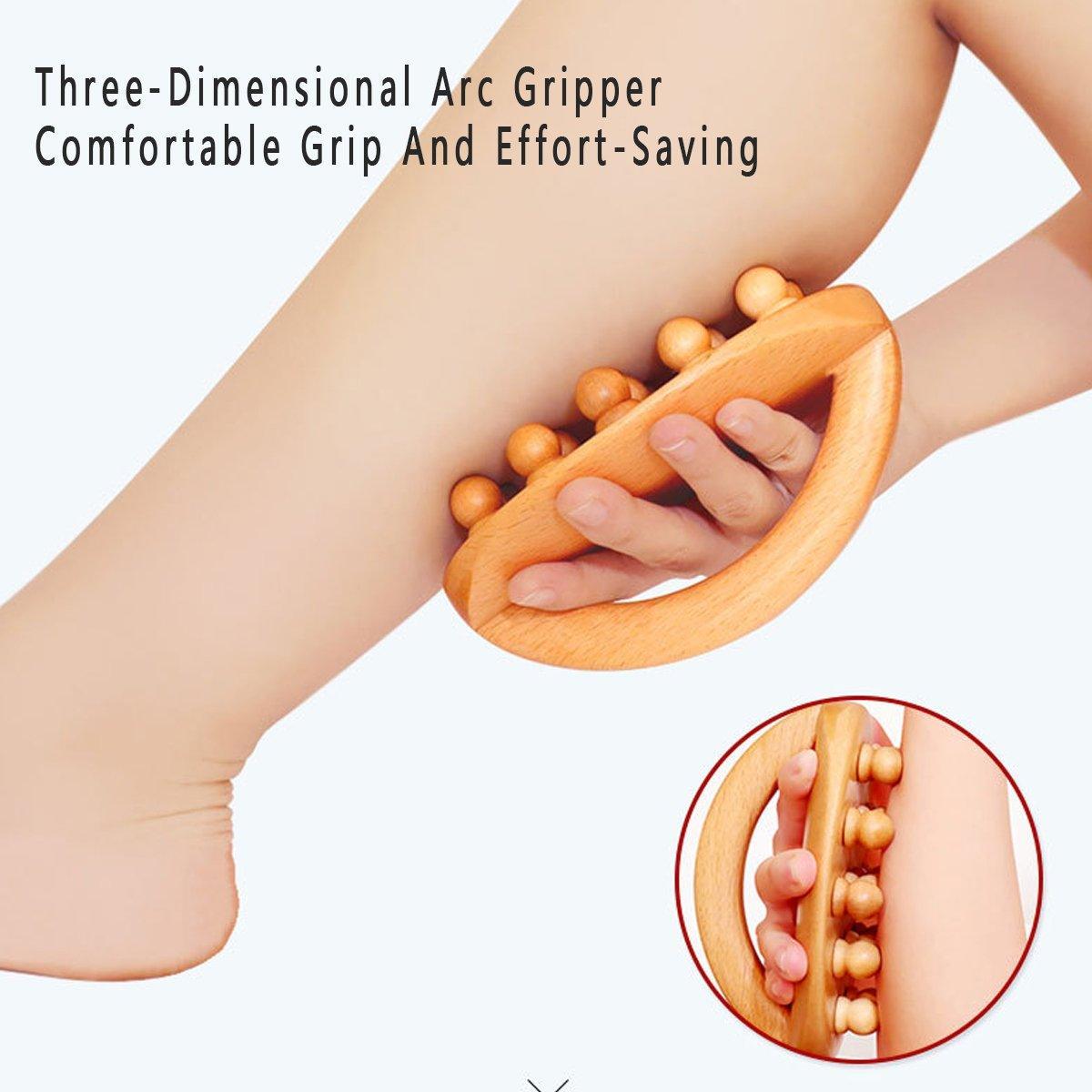 Handheld Massage Brush by Premium - Full Body Meridian Scraper