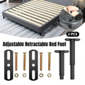 Premium 2 Pack Adjustable Heavy Duty Bed Centre Support Legs 18-33cm